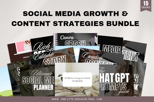 Social Media Growth & Content Strategies Bundle