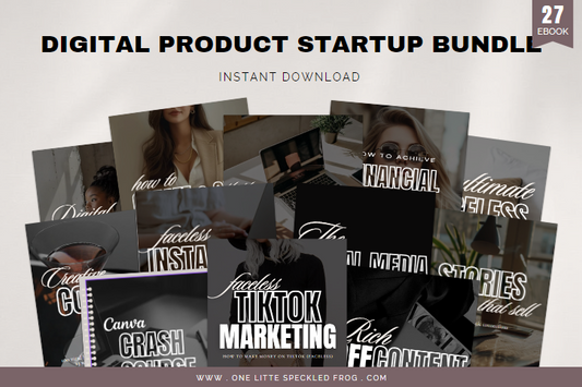 Digital Product Startup Bundle – 27 Ebooks & Templates to Launch & Scale Your Online Business!